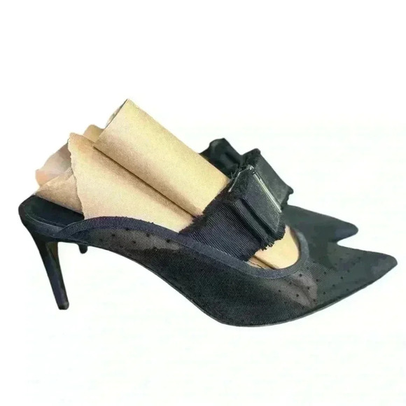 Salvatore Ferragamo Zelda polka Dot logo pumps size 81/5 - Picture 3 of 11